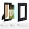 Glitzhome® Black Honeycomb Resin Tabletop Picture Frame Set